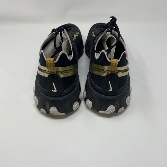 Nike React Element 55 White Black Metallic Gold - Picture 4 of 4